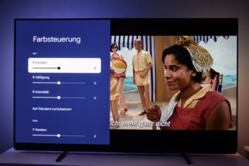 OSD: Farbsteuerung