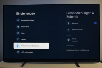 OSD: Fernbedienung und Zubehör