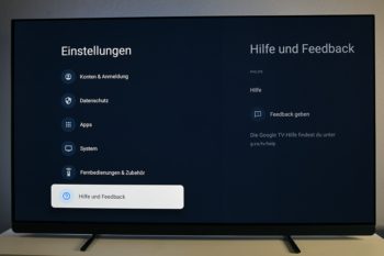 OSD: Hilfe und Feedback
