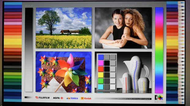Philips 65OLED909: Screenshot des Testbildes 