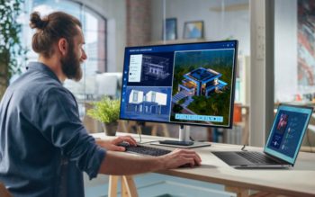 Dell: UltraSharp-Displays mit verbessertem IPS Black Dell UltraSharp U3225QE (Bild: Dell)