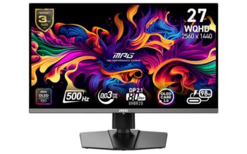 MSI: OLED-Display mit ClearMR 21 000 enthüllt MSI MPG 272QR X50 (Bild: MSI)