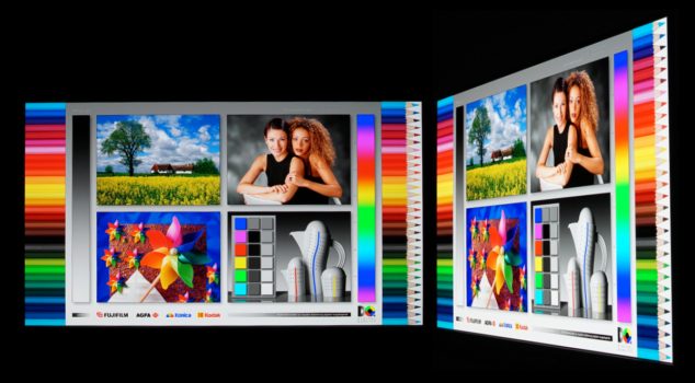 Blickwinkeleigenschaften vom OLED-Panel des AOC AG326UD