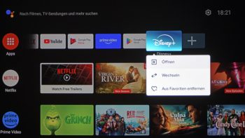 Apps: Öffnen, Verschieben und aus Favoriten löschen