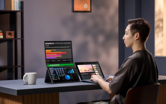ASUS ZenScreen Duo MQ149CD (Bild: ASUS)