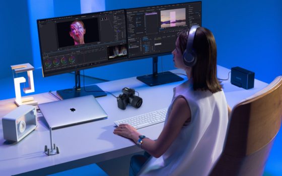 ViewSonic VP2776T-4K Dual-Monitor (Bild: ViewSonic)