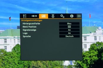 OSD: Anzeigeeinstellungen