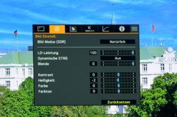 OSD: Bild-Einstellungen