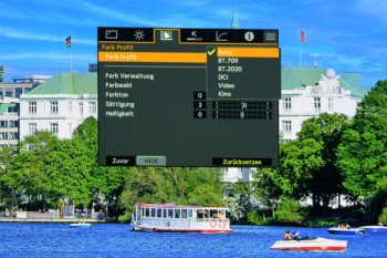 OSD: Farbprofil für RGBCMY