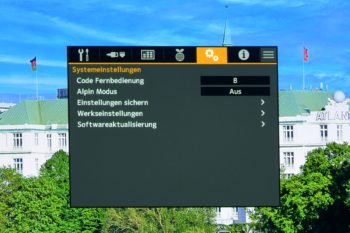 OSD: Systemeinstellungen