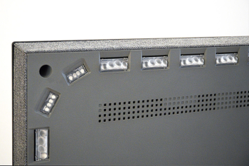 Dreiseitiges Ambilight Plus: Einzelne LED-Cluster