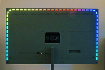 Dreiseitiges Ambilight Plus: Rückseite
