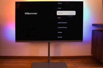 Philips 65OLED959: Installation Sprache