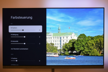 OSD: Farbsteuerung