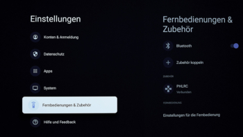 OSD: Fernbedienung und Zubehör