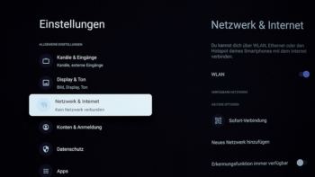 OSD: Netzwerk und Internet