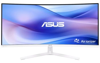 ASUS bringt VU34WCIP-W mit UWQHD und Luftreiniger ASUS VU34WCIP-W (Bild: ASUS)