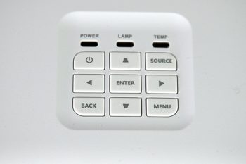 Acer HL6810ATV Ansicht oben hinten