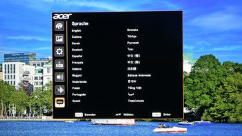 OSD: Sprache