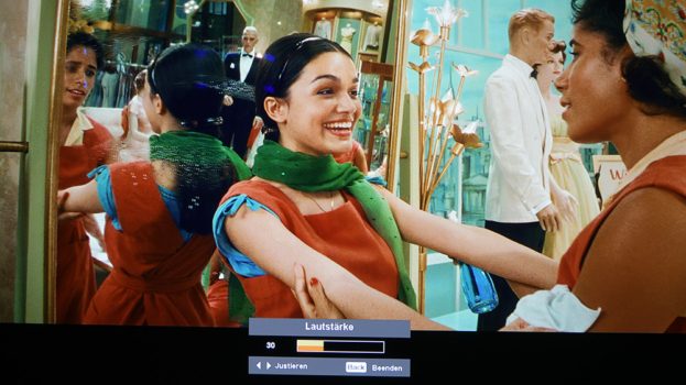 Screenshot: Lautstärkeregelung