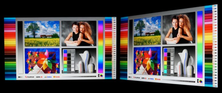 Blickwinkel des IPS-Panels vom EIZO FLT