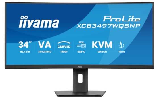 iiyama ProLite XCB3497WQSNP-B1 (Bild: iiyama)