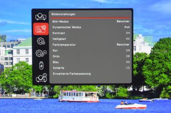 OSD: Bildeinstellungen