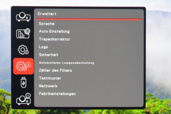 Sprache und Auto Einstellung