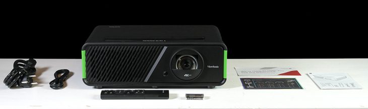 Lieferumfang des Viewsonic X2-4KE PRO
