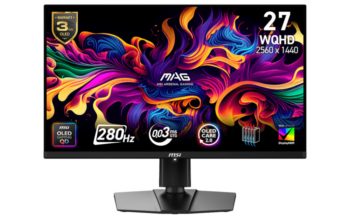 MSI: OLED-Monitor mit WQHD, 280 Hz und HDMI 2.1 MSI MAG 271QP X28 (Bild: MSI)