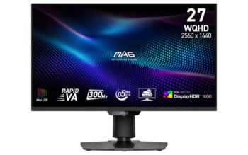 MSI: WQHD-Monitor mit 300 Hz, Mini-LED und HDR 1000 MSI MAG 274QPF X30MV (Bild: MSI)
