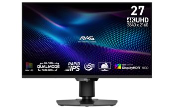 MSI: Dual-Hz-Display mit 4K160, Mini-LED und HDR 1000 MSI MAG 274UPDF E16M (Bild: MSI)