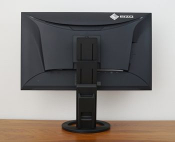 EIZO EV2720S Ansicht hinten in der höchsten Stellung
