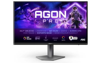 Top-Preise: OLED-Gaming-Display von AOC für 479 Euro AOC Agon Pro AG276QZD2AM (Bild: AOC)