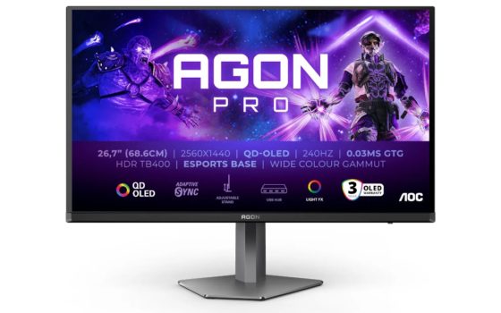 AOC Agon Pro AG276QZD2AM (Bild: AOC)