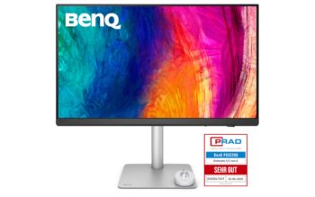 Note „Sehr gut“: BenQ PD3226G im PRAD-Test BenQ DesignVue PD3226G (Bild: BenQ)