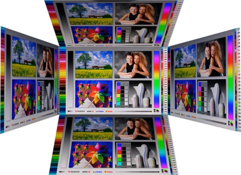 Horizontale und vertikale Blickwinkel vom IPS-Panel des EIZO CG2400S