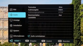 OSD: Audio