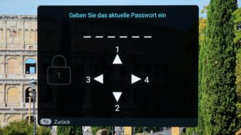 OSD: ISF-Menü ist nur mit Passwort zugänglich
