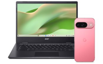 Google Pixel 9 mit Chromebook (Bild: Acer)