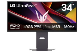LG: Neuer UWQHD-Monitor mit 160 Hz und Anti-Blur-Tool LG UltraGear 34G600A (Bild: LG)