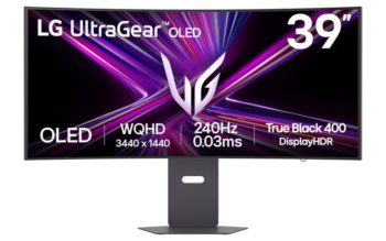Erhältlich: LG 39GX900A mit UWQHD, OLED und 240 Hz LG UltraGear OLED 39GX900A (Bild: LG)