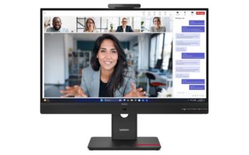 Lenovo bringt T27QD-4v mit USB-C-Dock und Webcam Lenovo ThinkVision T27QD-4v (Bild: Lenovo)
