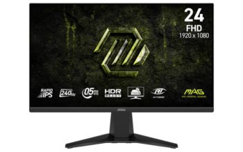 MSI bringt MAG 245F X24 mit 240 Hz und 0,5 ms G2G MSI MAG 245F X24 (Bild: MSI)