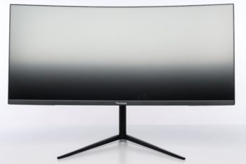 ViewSonic VX3418C-2K Ansicht vorn in der höchsten Stellung
