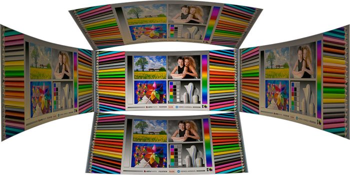 Horizontale und vertikale Blickwinkel vom VA-Panel des ViewSonic VX3418C-2K