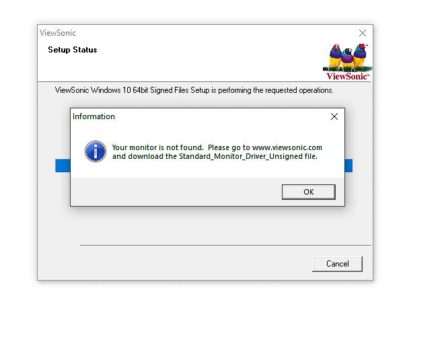 Treiberinstallation schlägt fehl – Teil 1