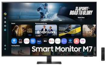 Deals: Günstige Monitore von Acer, AOC und Samsung Samsung Smart Monitor M70F (LS43FM700UUXEN) (Bild: Samsung)