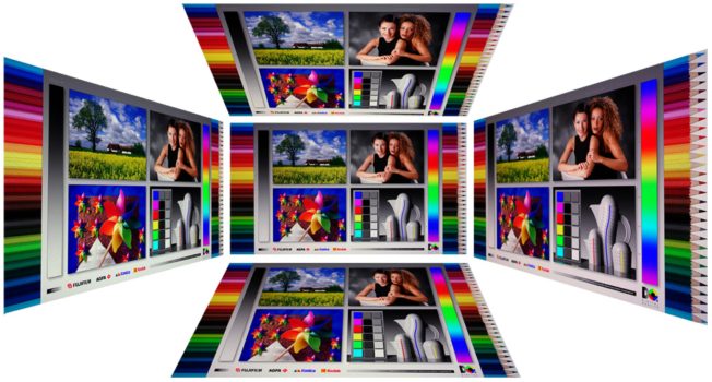 Acer X27UX1 Blickwinkeltest der Farbwerte