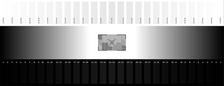 Graustufentest vom OLED-Panel beim Acer X27UX1